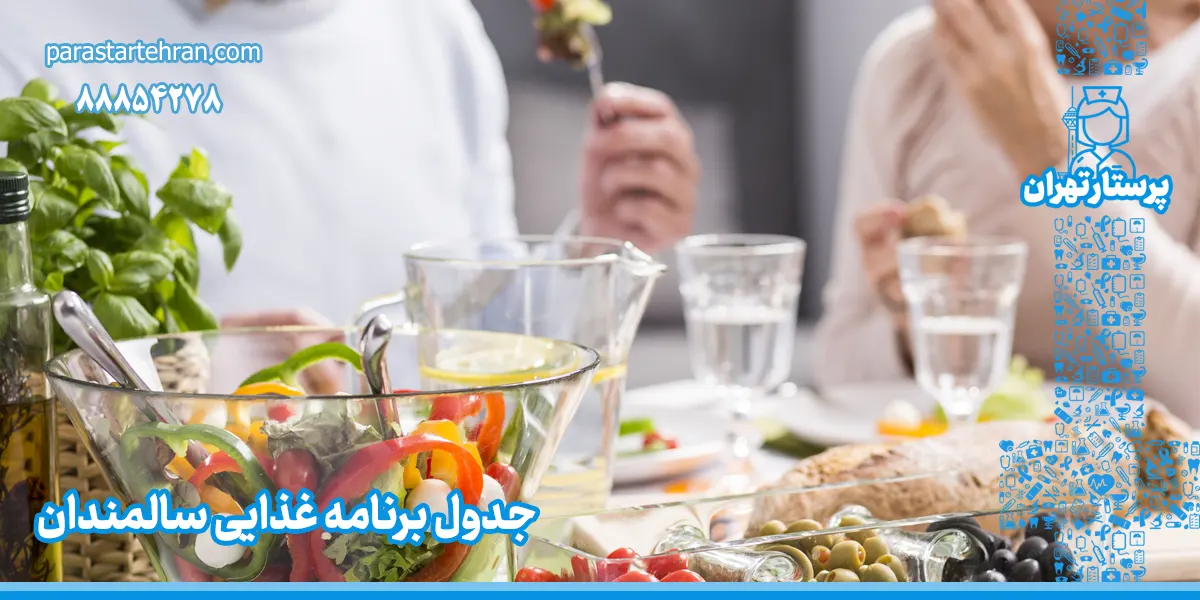 جدول برنامه غذایی سالمندان